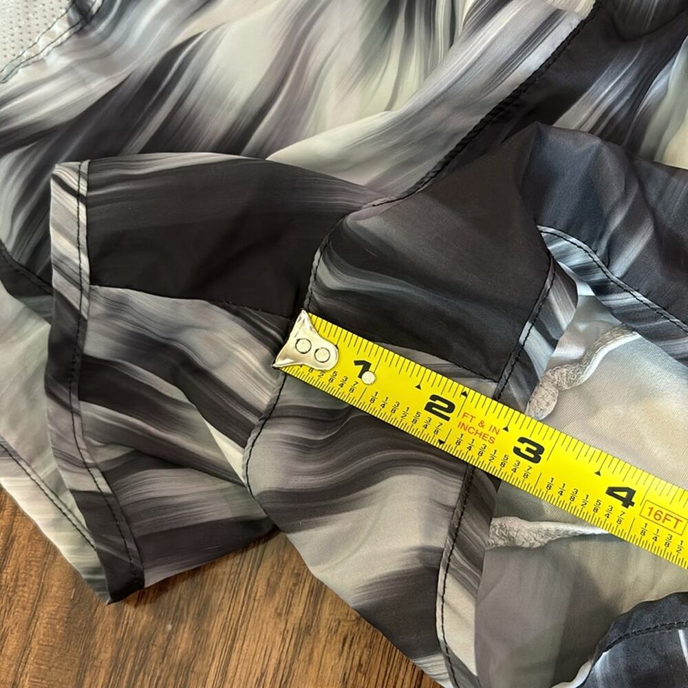 Old Navy active Running Shorts Grey White black womens XS lined drawstring - Picture 5 of 5